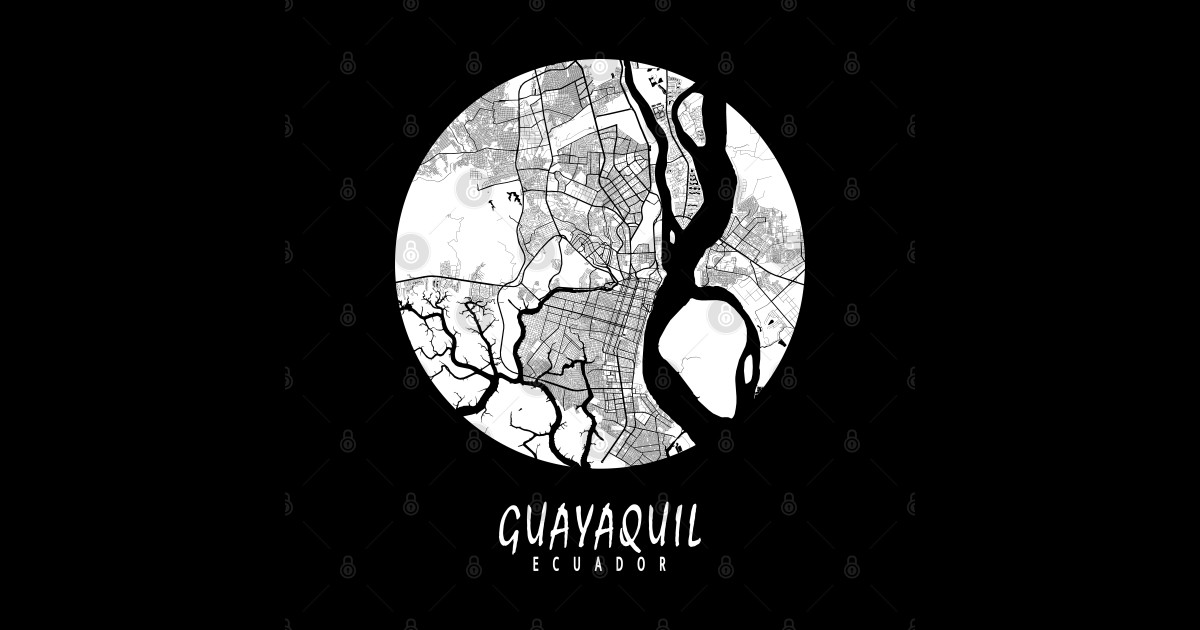 Squiddy Greetings From Guayaquil Ecuador Vinyl Sticker - 5.5 Inch Wide Decal For Laptop, Car