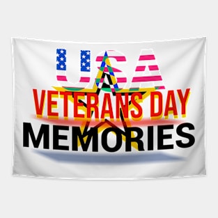 Usa Veterans Day Memories Tapestry