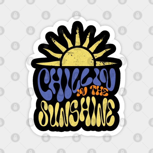 Chillin' in the sunshine Magnet by TurnEffect