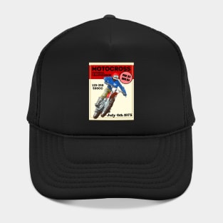 Vintage Motorcycle Motocross Red Bud 1975 Hat