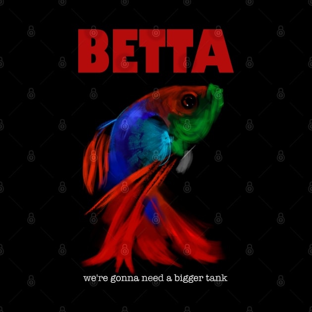 Betta Fighting Fish by cowyark rubbark