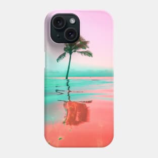 Tropical palm color Phone Case