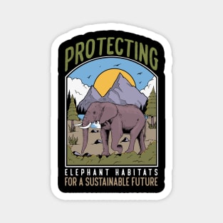 Save Elephants Magnet