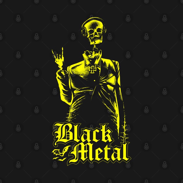 Black Metal (yellow version) by wildsidecomix