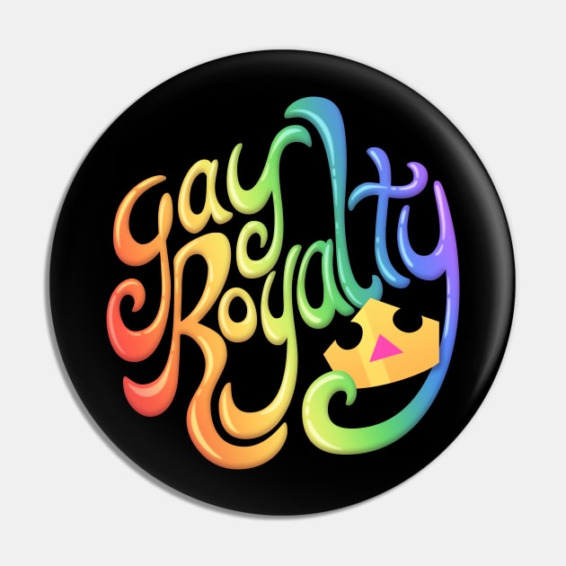 Gay Royalty Pin by Tiny Siren Animation