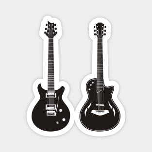 Guitar and Acoustic Guitar Magnet