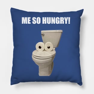 The Toilet is Hungry Pillow