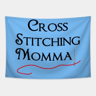 Cross Stitching Momma Tapestry