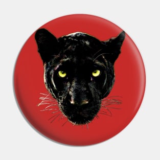 Black Panther (leopard) Head Pin