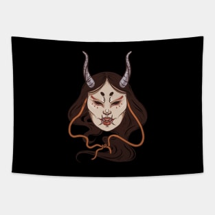 Female Hannya Tapestry