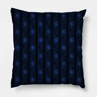 Retro blue Pillow