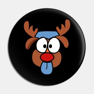 Christmas Reindeer - Dog in disguise Pin