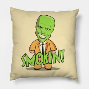 The Mask Smokin Funny Pillow