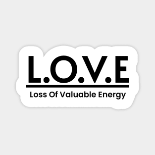 LOVE Meaning Minimalist Design Magnet