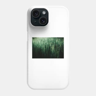 Moody meadow bathed in sunlight – Macro Photography Phone Case