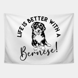 Bernese mountain dog Tapestry