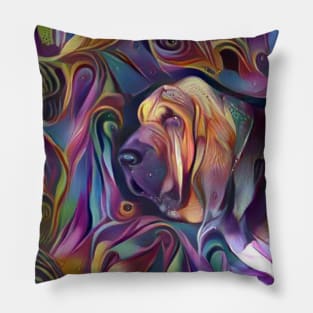 Bloodhound Dog Fantasy Pillow