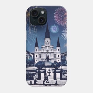 New Orleans Fireworks Iconic Cityscape Phone Case