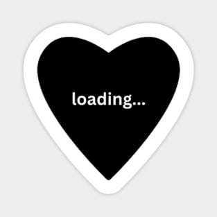 "Loading love" Valentines Day Magnet