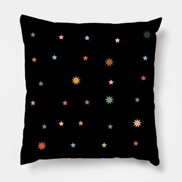 stars Pillow by mariacaballer