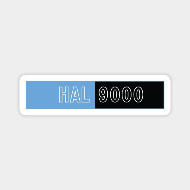 HAL 9000 Logo Magnet by th3vasic