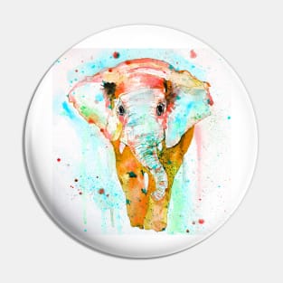 Colorful Elephant Pin