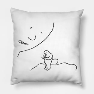 who am you? - noodle tee Pillow