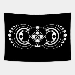 Mystic Eye Monochrome Tapestry