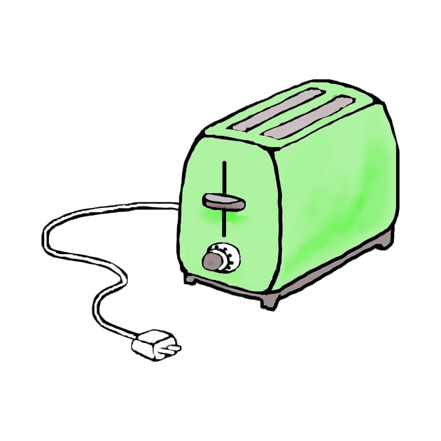 A nice lime green toaster by WinstonsSpaceJunk