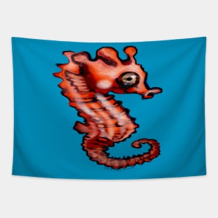 Baby Sea Horse Tapestry