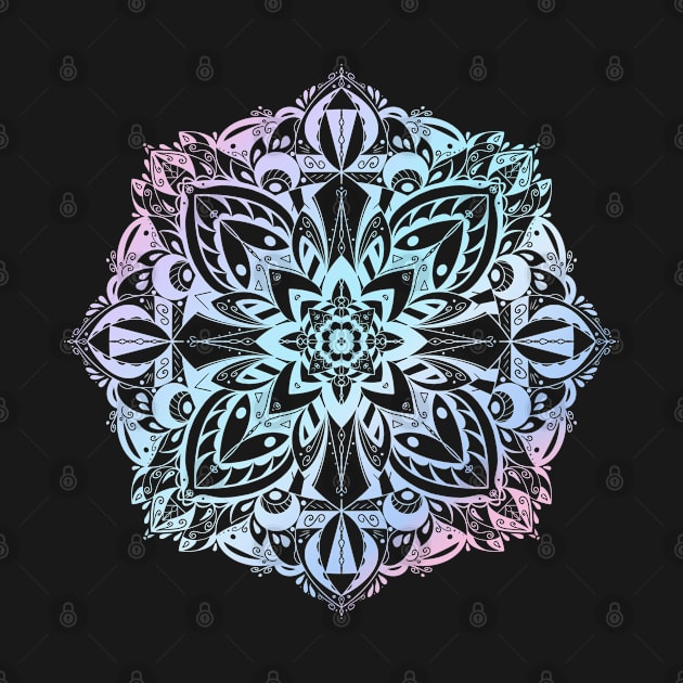 Pastel colored Mandala by Trizi‘s Art