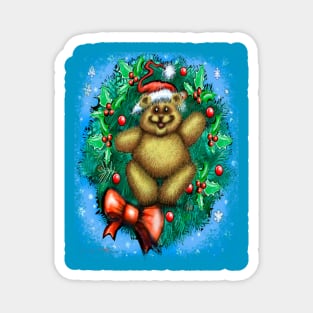 Christmas Bear Magnet