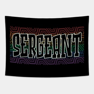 LGBTQ PATTERN USA SERGEANT Tapestry