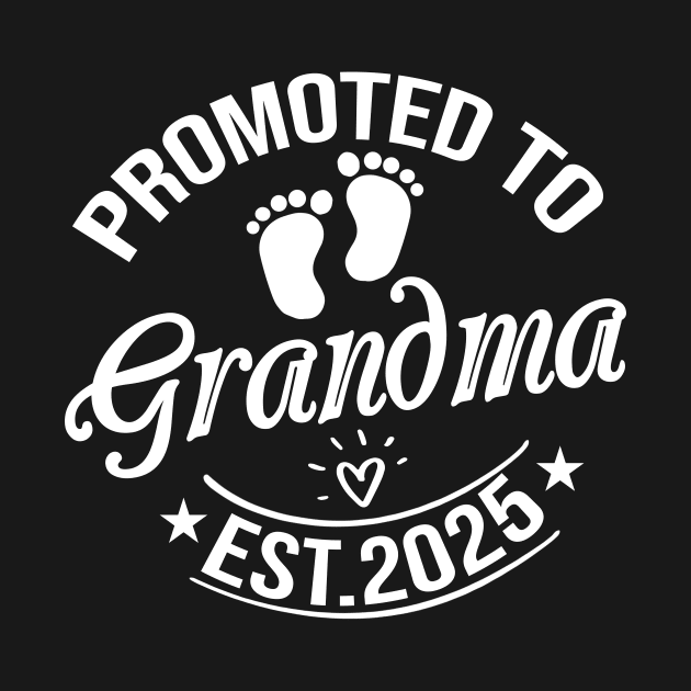 Promoted to Grandma Est 2025 Gift by Sky at night