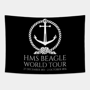 HMS Beagle World Tour - Charles Darwin - English History Tapestry