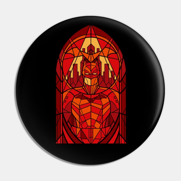 Stained Glass Vengance Pin by BER