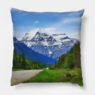 Majestic View - Mount Robson BC Pillow