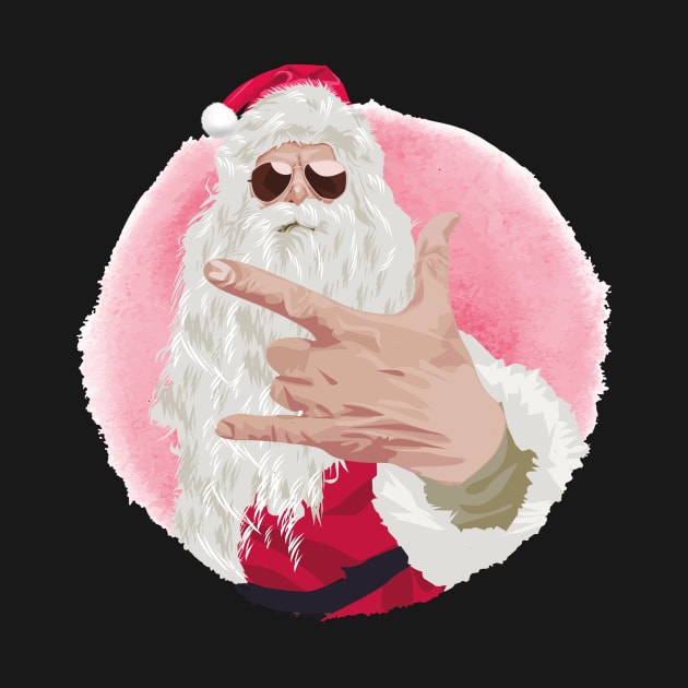 Funny Santa Claus, Merry Christmas, Dope Santa by Utopia Shop