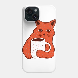 Coffee Cat Phone Case