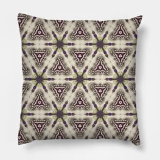 Brown and Tan Stacked Triangles - WelshDesignsTP003 Pillow