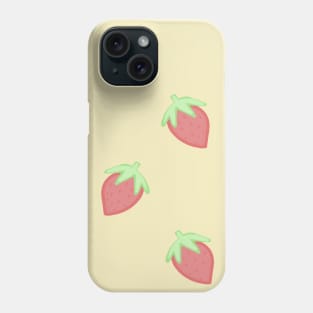 Strawberry Pattern Phone Case