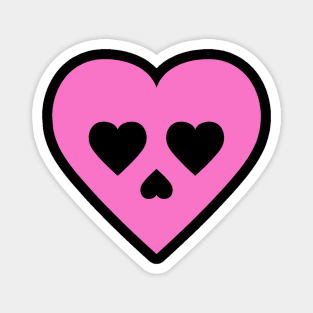 Heart Skull Magnet