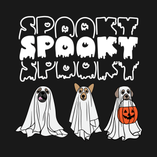 Halloween Spooky Ghost Dog T-Shirt