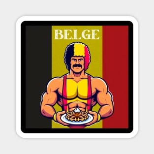 Belge: Fro and Waffles Magnet