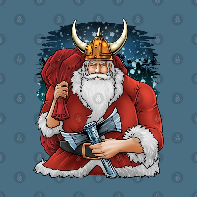 Viking Santa by AngelFlame