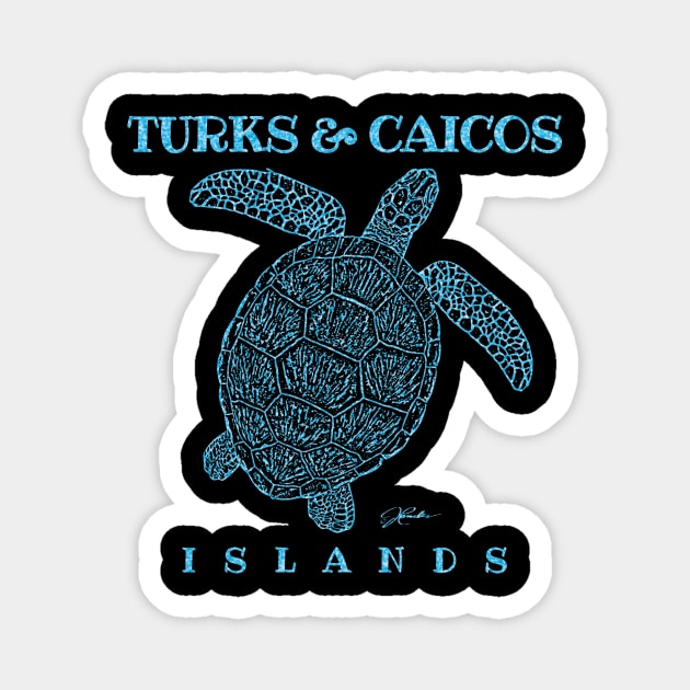 Turks & Caicos Islands Sea Turtle Magnet by jcombs