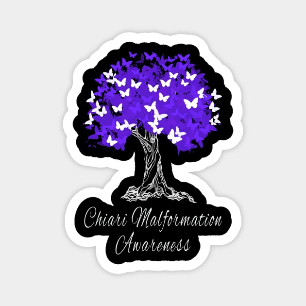 Chiari Malformation Awareness Magnet by MerchAndrey