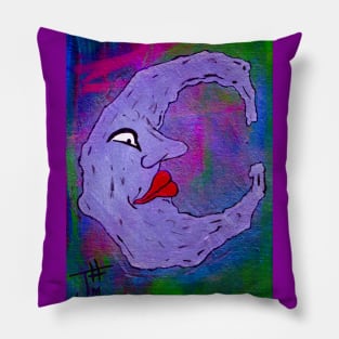 The Woman in the Moon Pillow