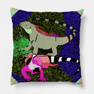 Iguanas Pillow