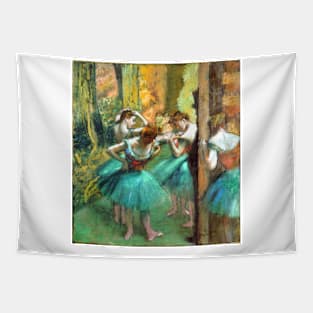 Degas' Dancers, Pink and Green c. 1819 Tapestry